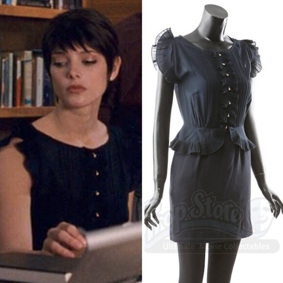 Marc by Marc Jacobs Navy Ruffle Dress ASO Alice Cullen - Picture 2 of 9